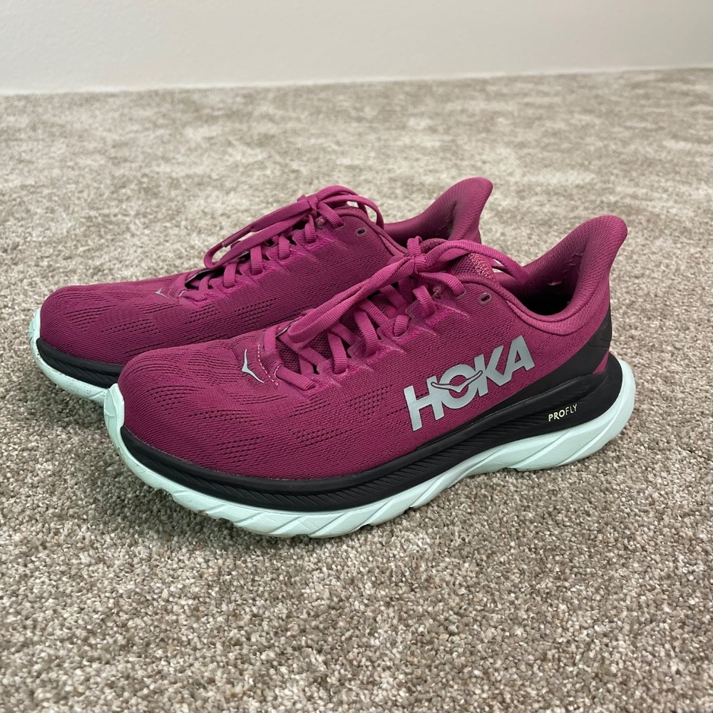 Hoka Mach 4 Road Running Shoes Fuchsia Women’s Size 9.5 US - Picture 2 of 13